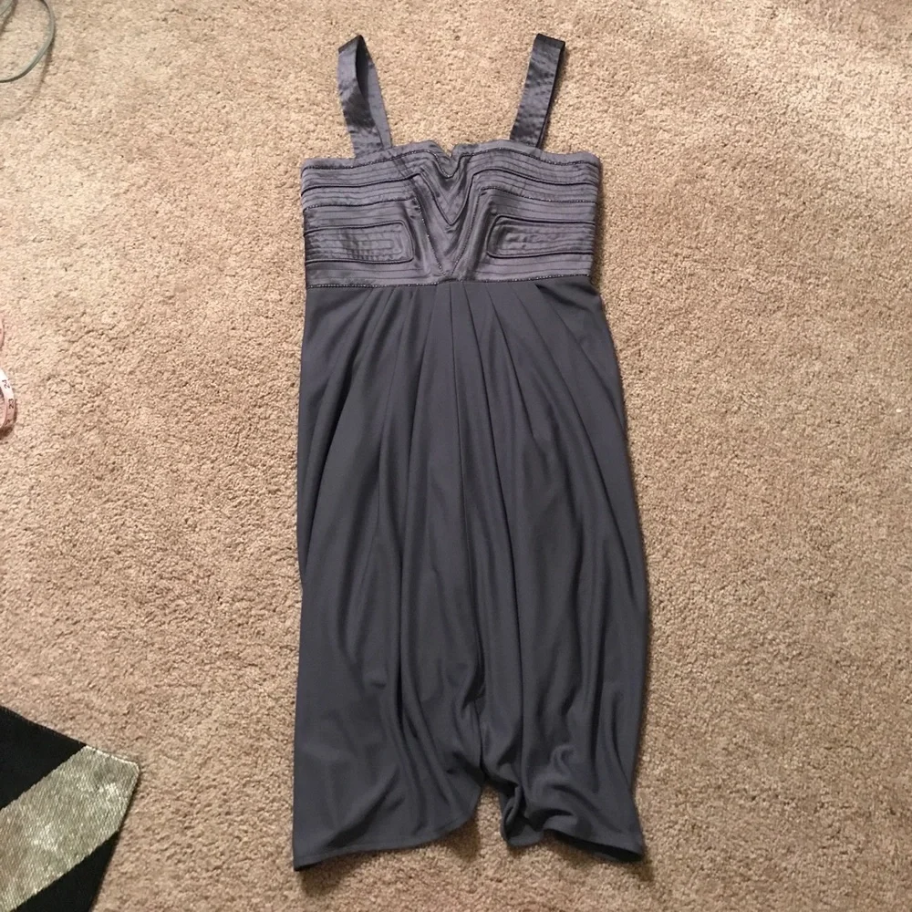 Gray drapey dress by Demi Couture Plastic Island - Picture 4 of 7